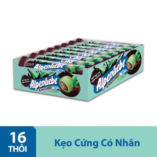 KẸO ALPENLIEBE HƯƠNG BẠC HÀ NHÂN SOCOLA 16 THỎI 26G