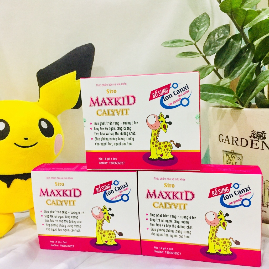 MAXKID CALYVIT – Giúp trẻ ăn ngon, tăng cường hấp thu, bổ sung các vitamin cho trẻ nhỏ