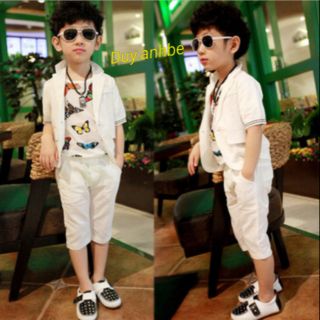 Bộ vest hè thu bé trai