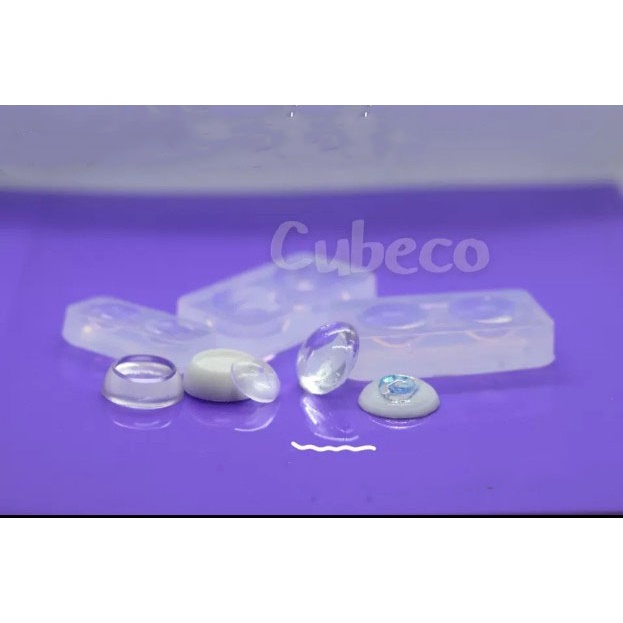 Khuôn silicone trong dẻo mắt DD doll đổ resin