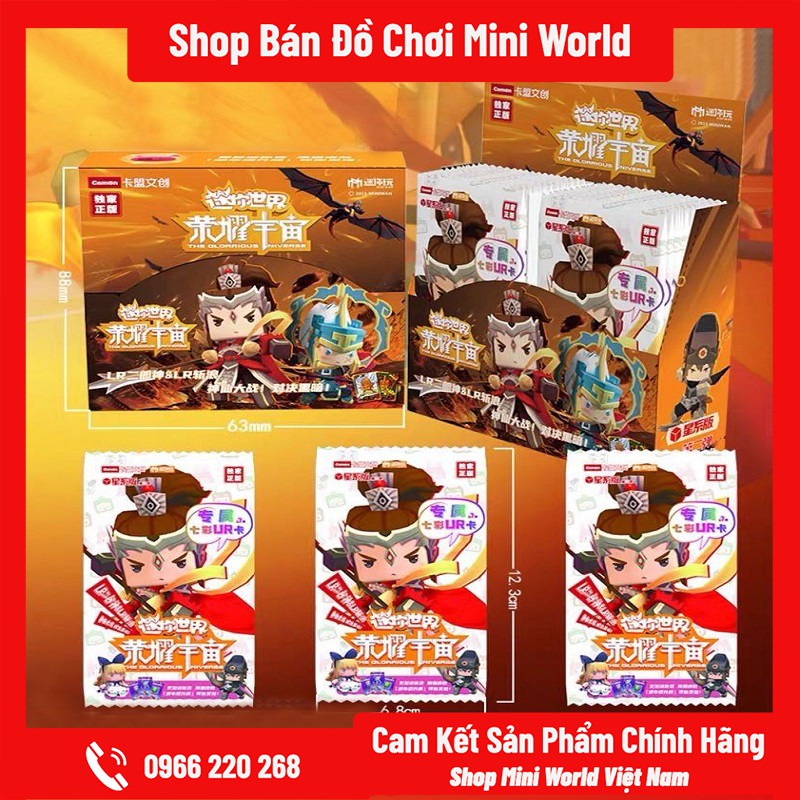 Bộ Sưu Tập Thẻ Bài Mini World SS2 [Trọn Bộ Gồm 20 Gói, 120 Thẻ Bài]