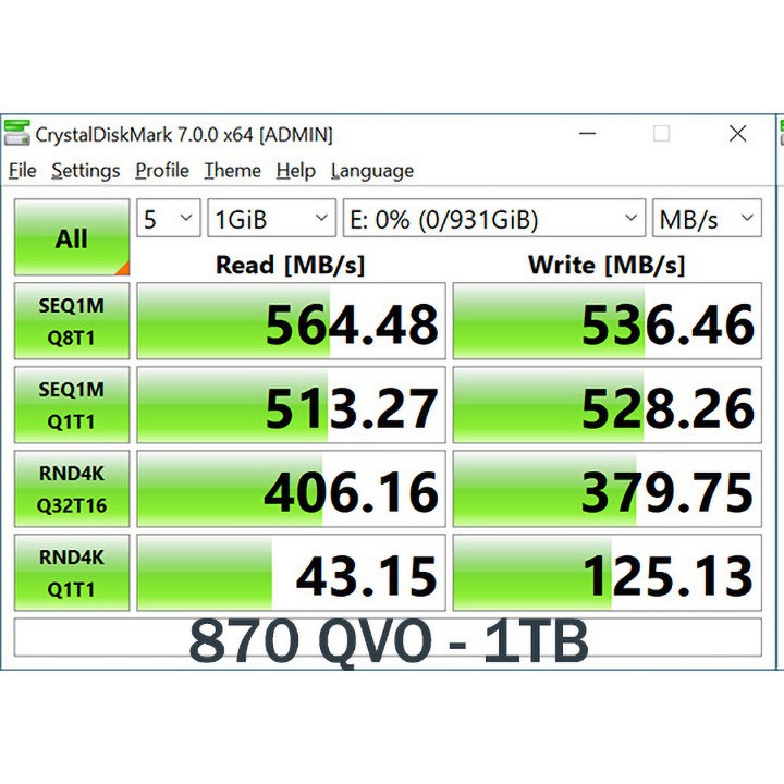 Ổ cứng SSD Samsung 860 QVO 1TB 2.5-Inch SATA III - BH 3 Năm 1 Đổi 1