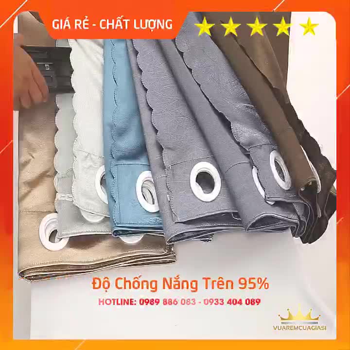 Rèm cửa sổ phòng ngủ Loại 1 chống nắng cao cấp, màn vải treo tường trang trí decor cửa chính VIP01 Vuaremgiasi | BigBuy360 - bigbuy360.vn