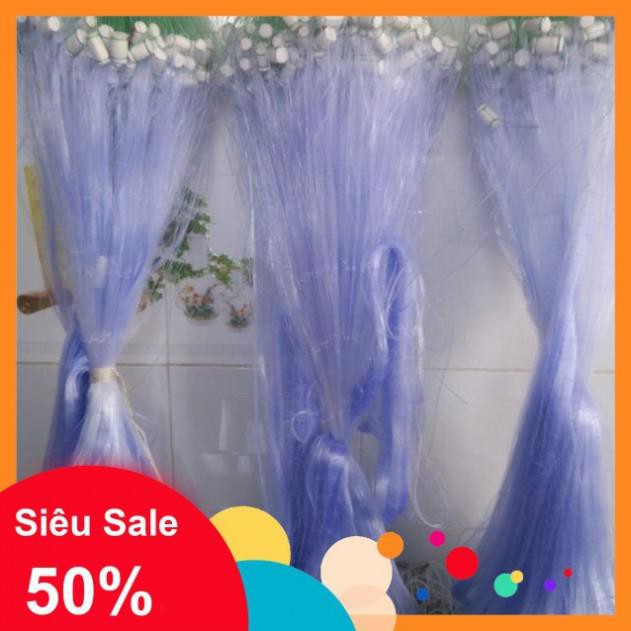 Lưới đánh cá 3 màn hàng nhập khẩu 5p,6p,7p,8p cao 1m2, 1m5