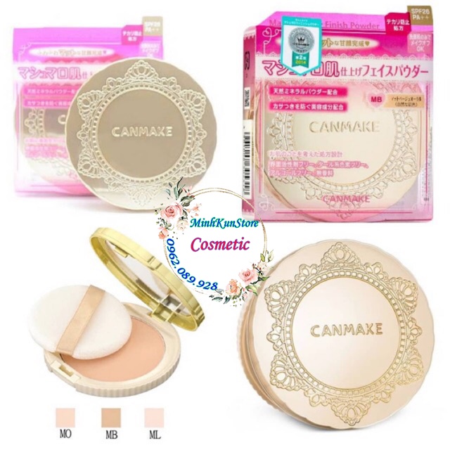 Phấn Phủ Nén Canmake Siêu Mịn Dưỡng Da Kiềm Dầu Số 1 Nhật Bản
