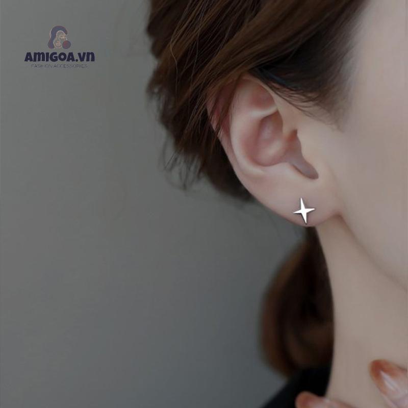 ✨✨Đôi hoa tai bạc sterling 925 đính đá/ ngọc trai giả nhiều kiểu dáng thời trang 2022