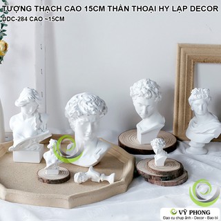 TƯỢNG MÔ HÌNH THẠCH CAO 15CM THẦN THOẠI HY LẠP ROMA DAVID ATHENA SONA APOLLO VENUS ĐẠO CỤ CHỤP ẢNH SẢN PHẨM INS DDC-284