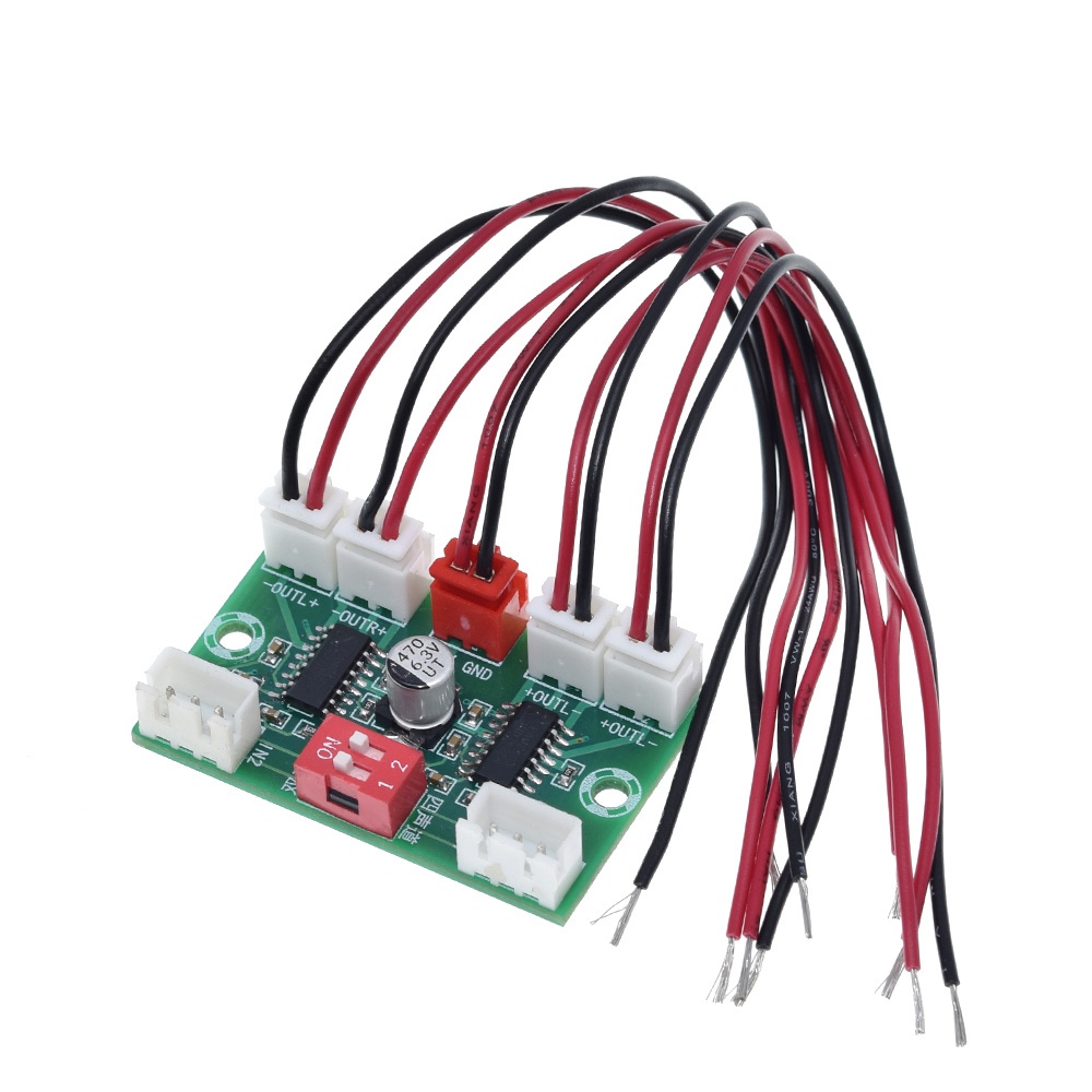 Bảng Mạch Khuếch Đại Âm Thanh Kỹ Thuật Số 4 Kênh 3W*4 DC 5V XH-A156 Mini PAM8403