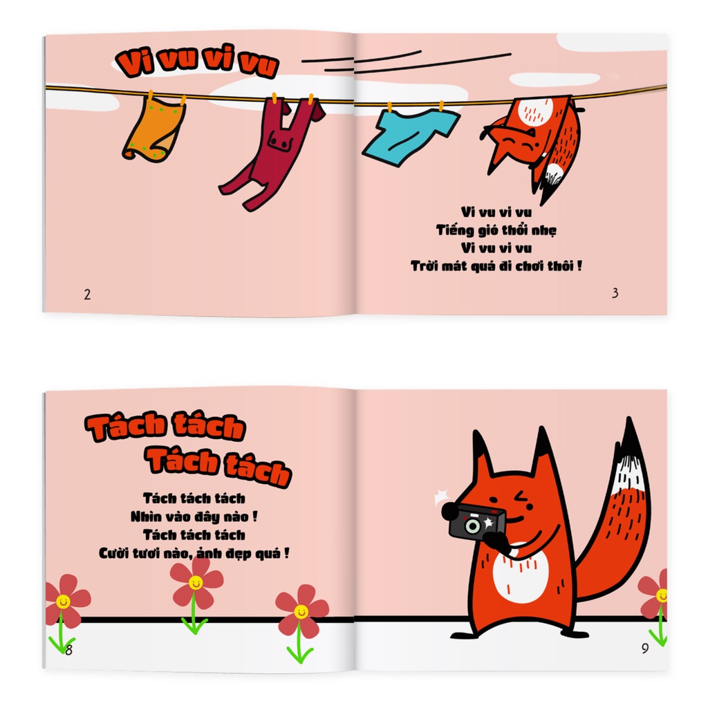 Sách Ehon - Combo 3 cuốn Cáo Ken - Ehon nhật bản cho be 0 - 6 tuổi