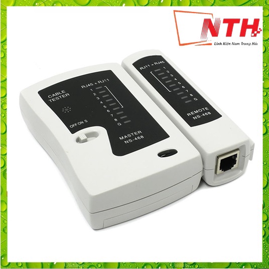 Bộ test cáp cạng XT468 ( Lọai tốt).Hộp Kiểm tra dây mạng XT-468 - RJ45 RJ11