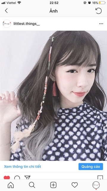 Hairwrap đeo tóc sắc màu boho x vintage style 1 sợi