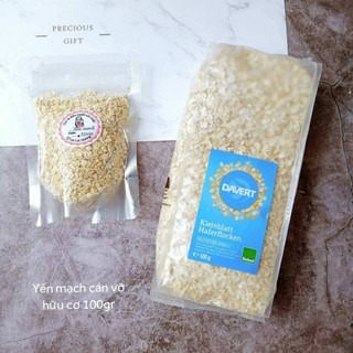 Yến mạch cán vỡ hữu cơ cho bé 100gr