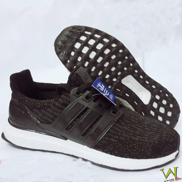 [TẶNG HỘP] GIÀY THỂ THAO NAM NỮ ADI ULTRA BOOST 4.0 ĐEN TRẮNG 36-43