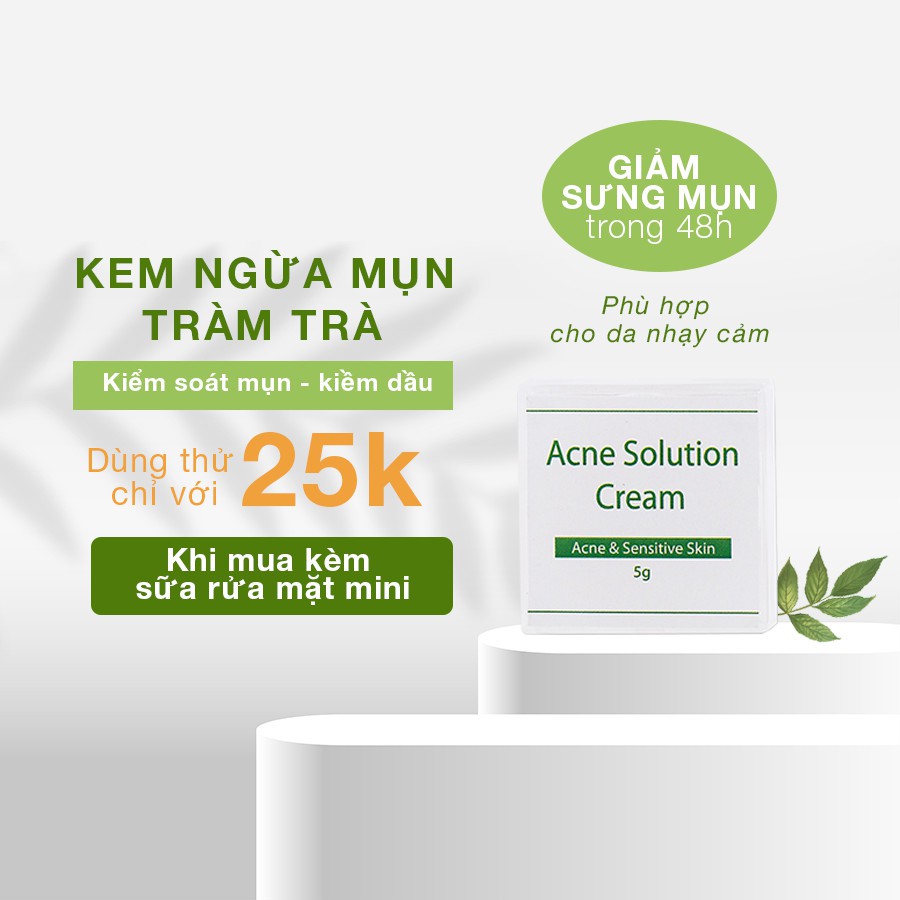 Sample Kem ngừa mụn tràm trà The Beauty of Jones 5gr