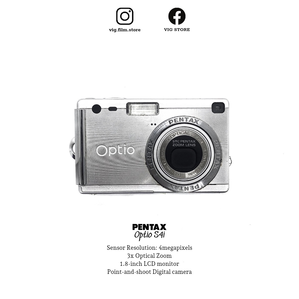 Máy ảnh kỹ thuật số PENTAX OPTIO S4