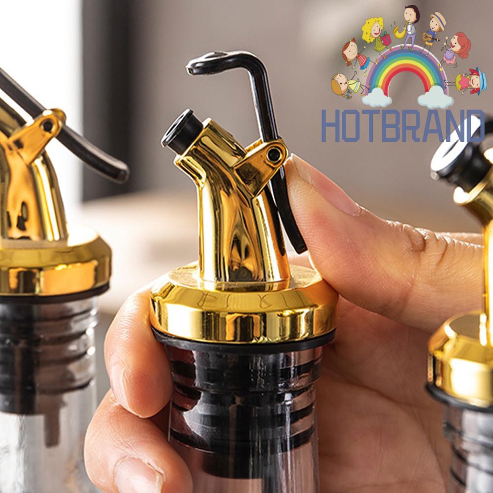 Nút đậy chai bằng nhựa có vòi rót chống rò rỉ dùng cho chai dầu ăn/rượu