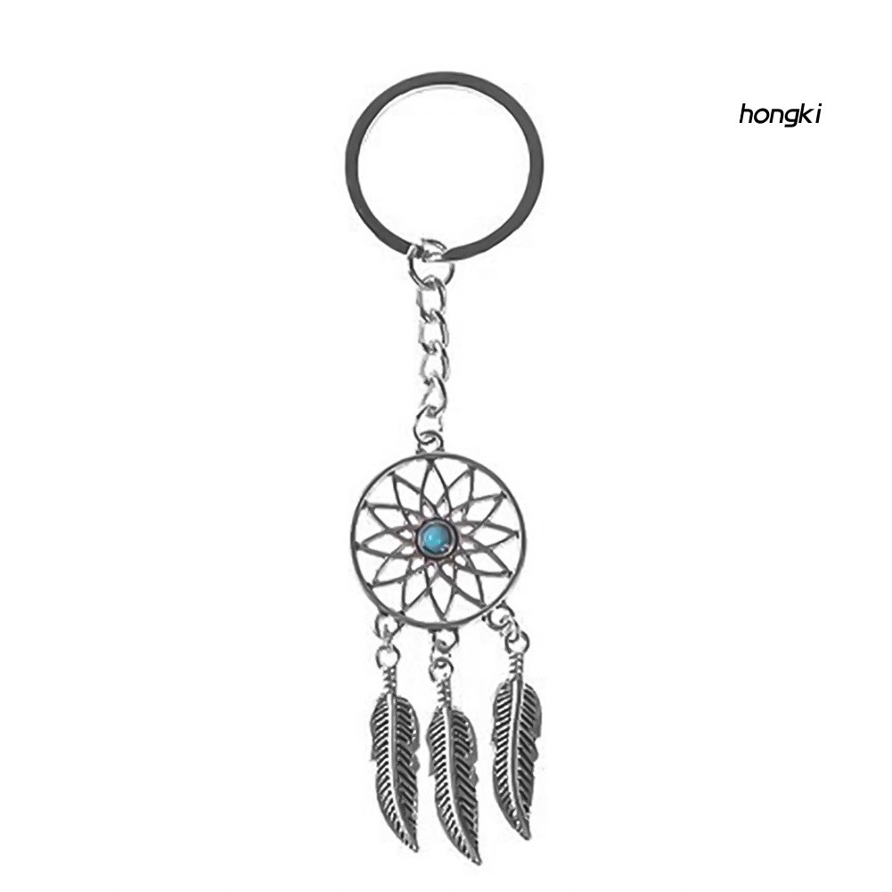 Móc Khóa Hình Dream Catcher Đính Đá Nhân Tạo Thời Trang