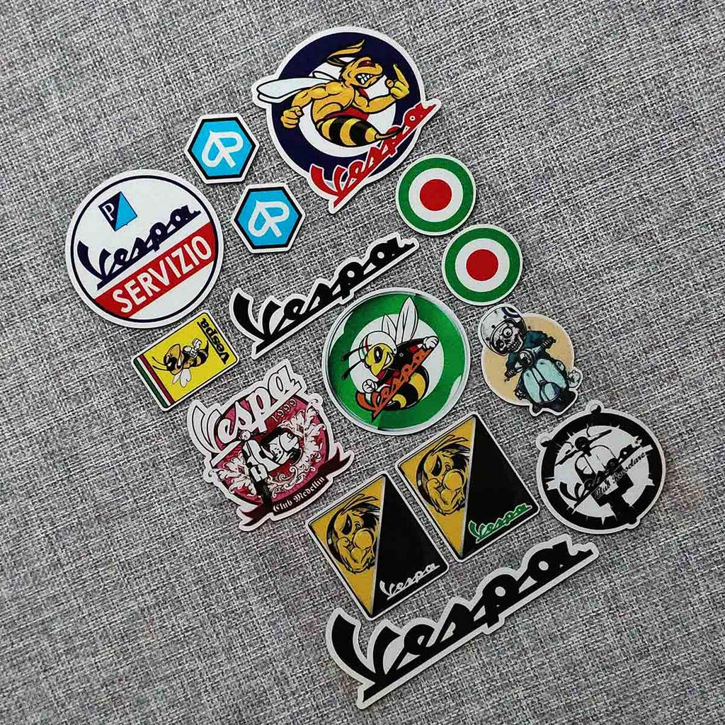 Decal Dán Trang Trí Xe Mô Tô Hình Người Lái Xe Mô Tô