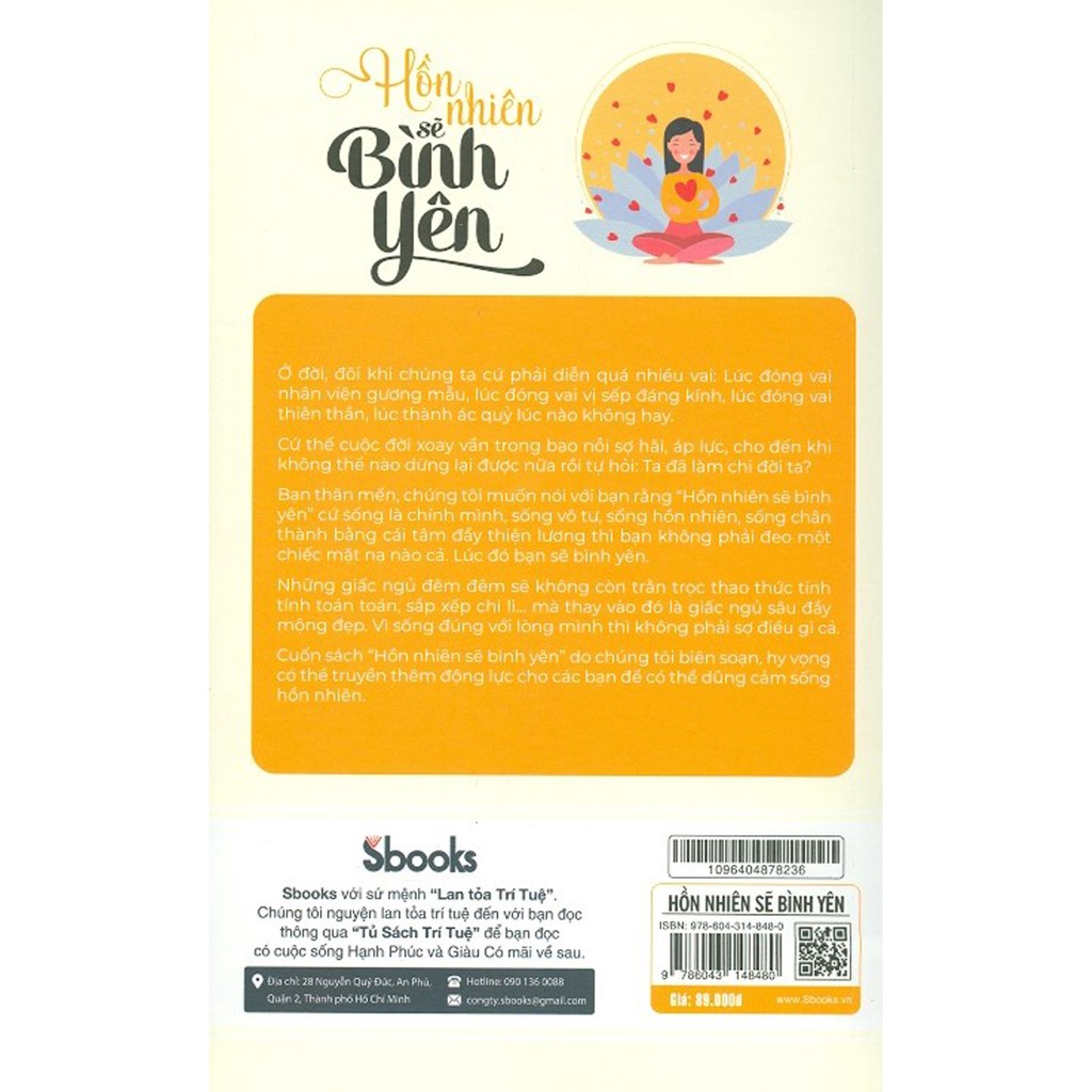 Sách - Hồn Nhiên Sẽ Bình Yên (Tuệ Tâm - Sbooks)
