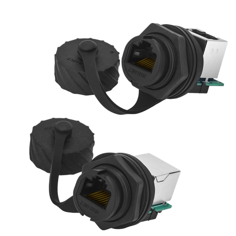 Đầu Nối Dây Cáp Mạng RJ45 Cat5e Bằng Nhựa Chống Nước Tốc Độ Cao