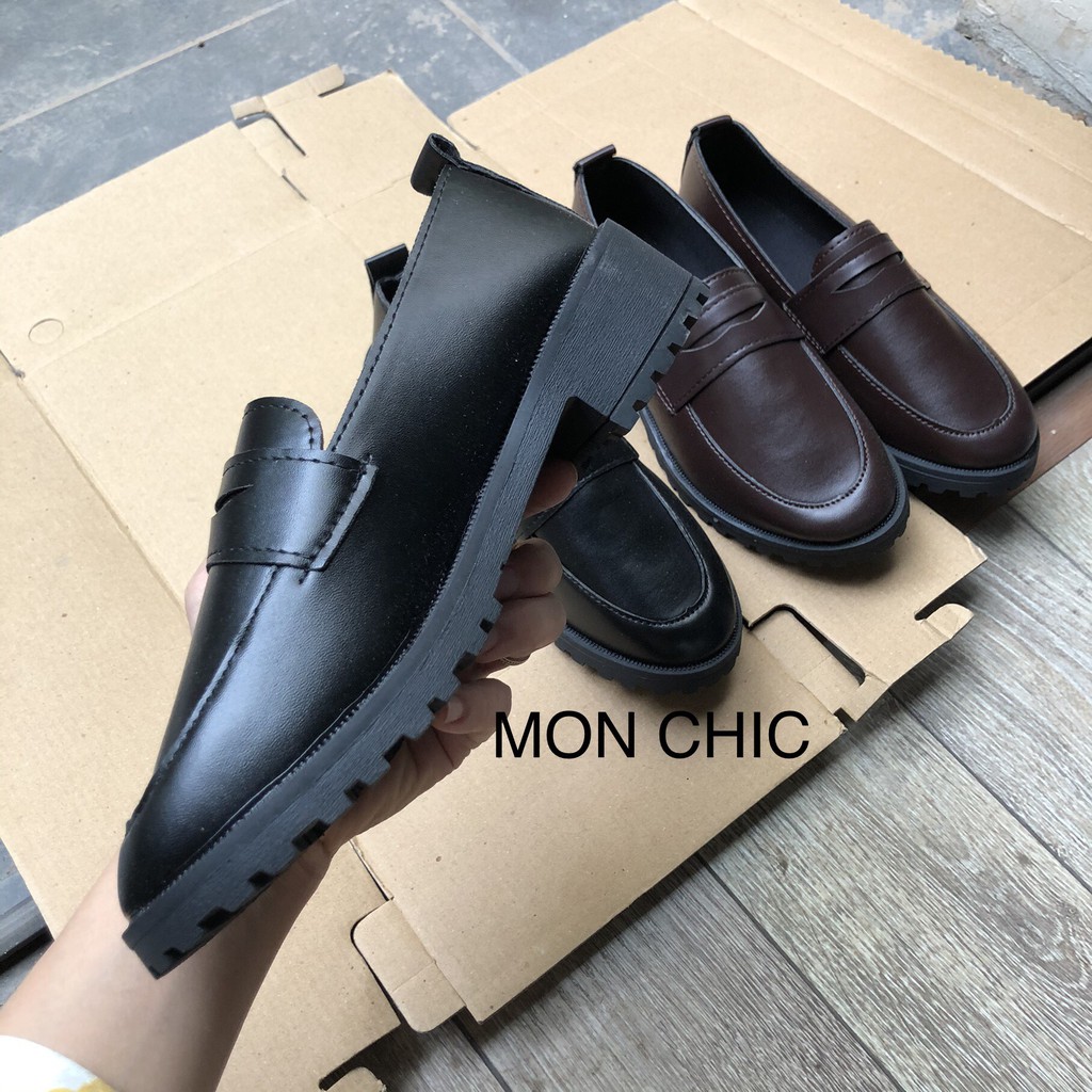 [Sẵn] Giày loafer da mềm đế răng cưa | WebRaoVat - webraovat.net.vn