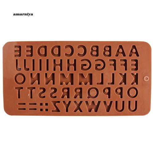 Khuôn silicon làm bánh đa năng tiện dụng hình chữ cái sáng tạo