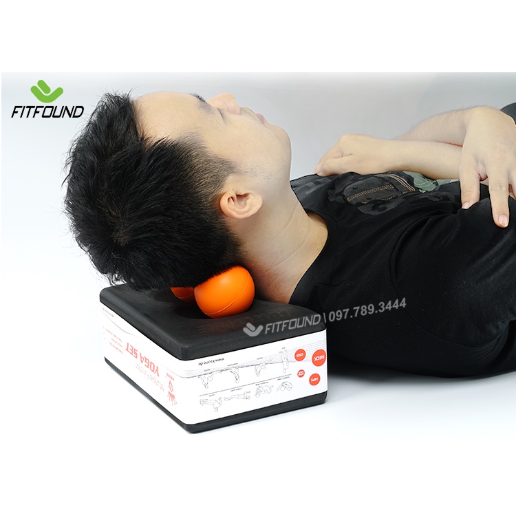 SET 3 BÓNG CAO SU GIÃN CƠ DÃN CƠ TRỊ LIỆU MASSAGE TẶNG KÈM GẠCH KÊ