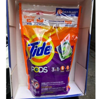 Viên giặt Tide pods 3in1 của Mỹ bịch 42 viên 967gr
