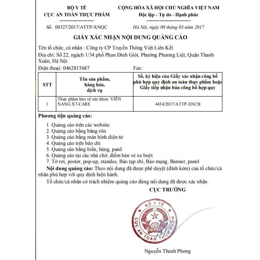 X7 CARE- Tăng Cường Sức Khỏe Xương Khớp | BigBuy360 - bigbuy360.vn