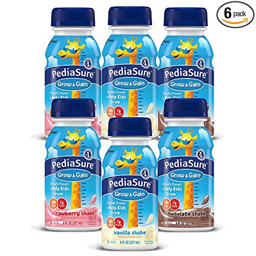SỮA PEDIASURE NƯỚC VỊ VANI, DÂU, SOCOLA - 237ml Mỹ