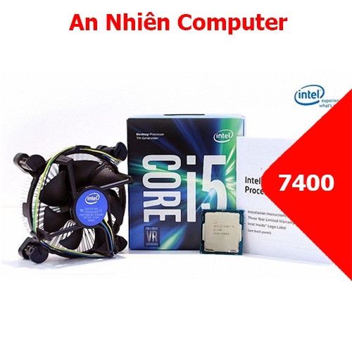 BH 36 tháng CPU Intel Core i5 7400 (3.00GHz,6M) TRAY kèm quạt | BigBuy360 - bigbuy360.vn