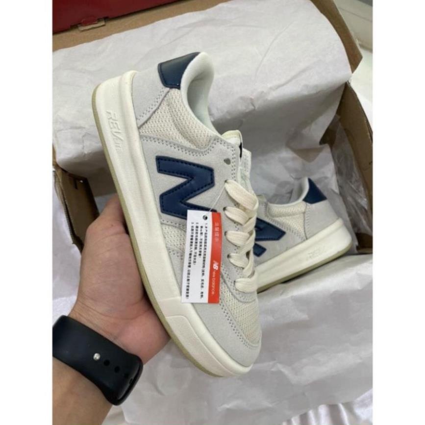 Giày Sneaker NB Crt 300 Logo Tím Than Giày Thể Thao Nam Nữ Thấp Cổ