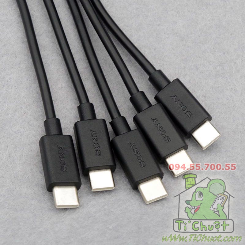 [Chính Hãng] Cáp USB Type-C SONY Ngắn 20cm ZIN Sạc Nhanh