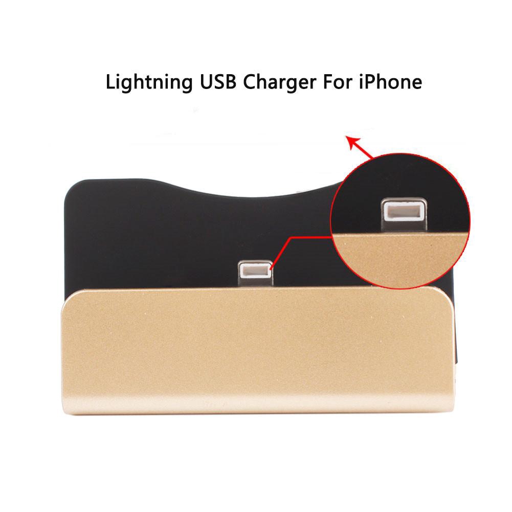 Đế sạc Lightning USB Đế sạc đế cho IPhone 7 6s Plus X 8 8 plus Bộ sạc
