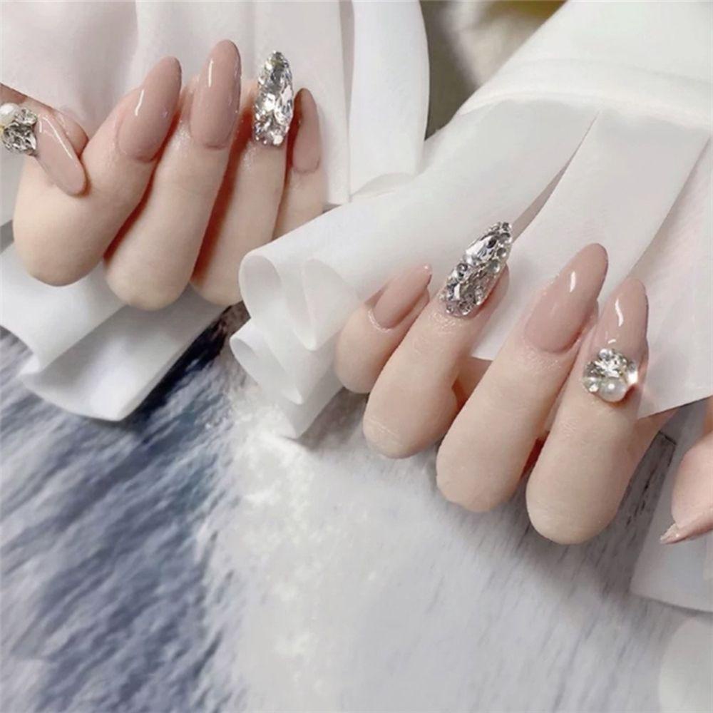 Bộ 24 Móng Tay Giả Có Thể Tháo Rời Ốp|Bộ Móng Tay Giả Trang Trí Nghệ Thuật