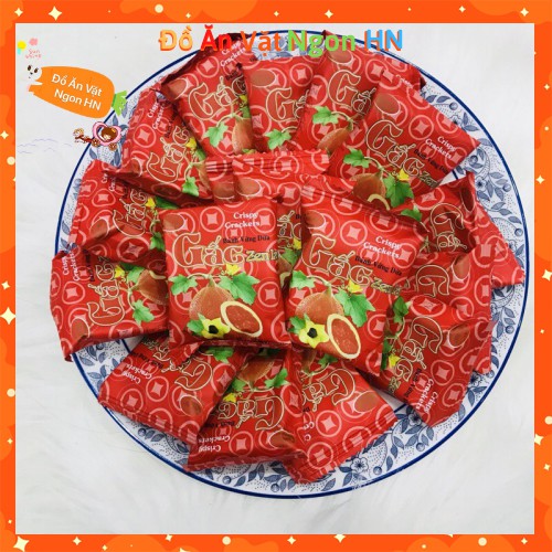 Bánh quy gấc vừng dừa minh phát bánh ăn vặt ngon mỏng giòn thơm ngon