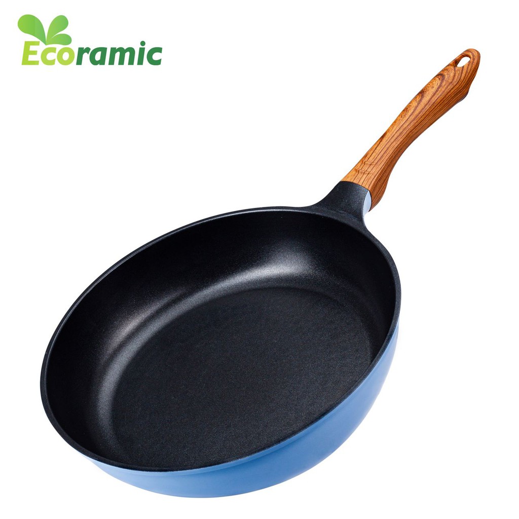 ECORAMIC - Chảo đúc ĐẾ TỪ sâu lòng 28 cm