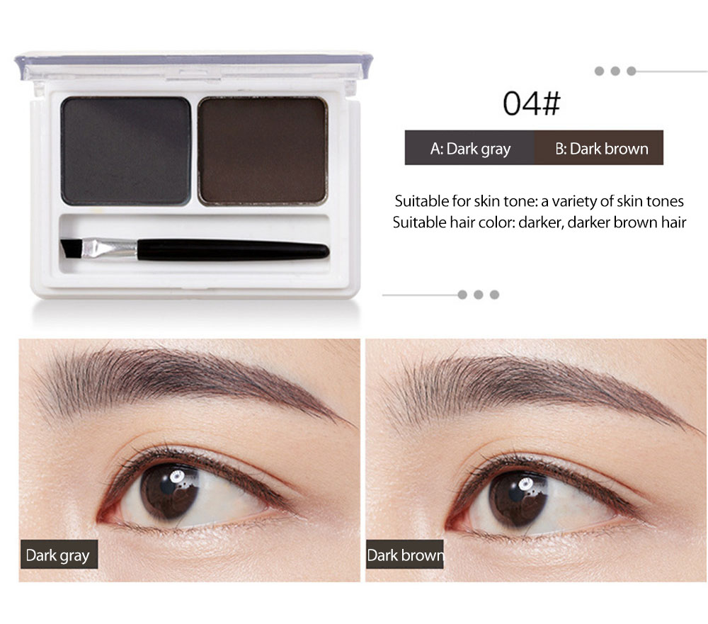 (Hàng Mới Về) Bột tán mày tự nhiên 2 màu  Bảng Phấn Mắt Maycheer Meiqianer  Hai Màu Chống Thấm Nước Và Mồ Hôi Dễ Lên Màu | BigBuy360 - bigbuy360.vn