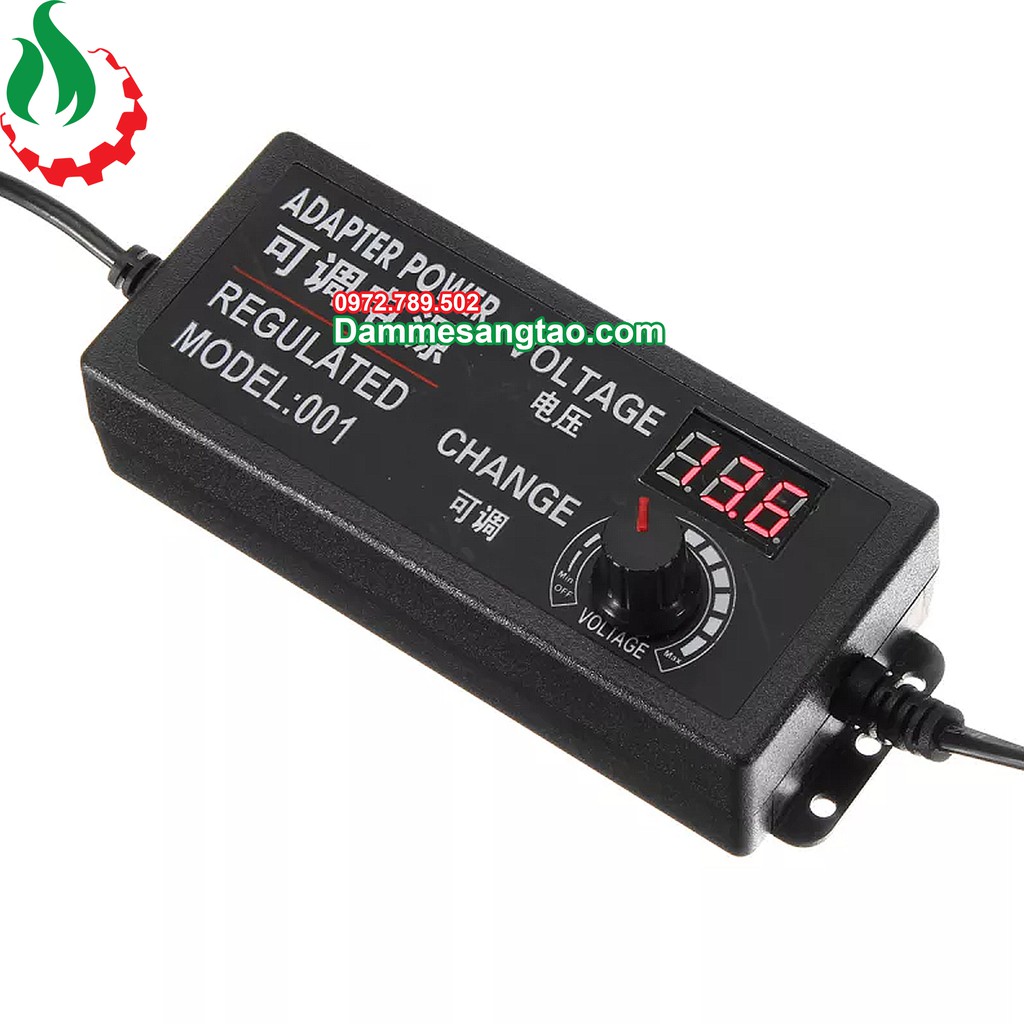 Nguồn đa năng chỉnh vôn DC 3-24V có led hiển thị