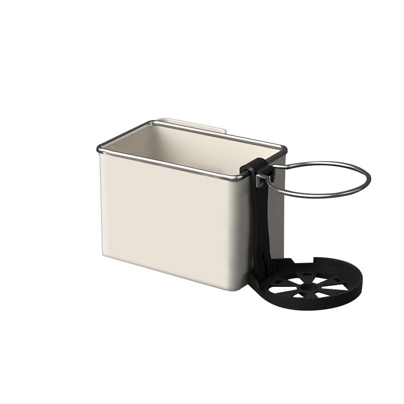 Giá Đỡ Hộp Đựng Khăn Giấy / Cốc Nước Gắn Chỗ Tỳ Tay Xe Hơi