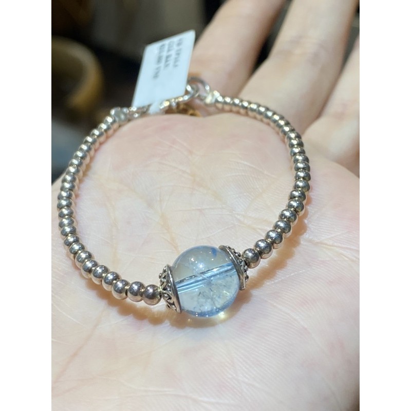 Vòng tay đá Topaz mix charm bạc - GAIA BY YANG