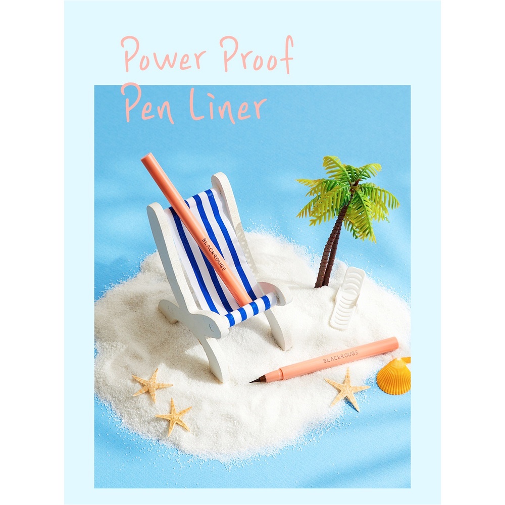 Kẻ mắt nước chống trôi không lem Black Rouge Power Proof Pen Liner