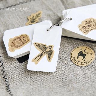 BCBVPP Set 45 sticker dán trang trí sổ lưu niệm độc đáo