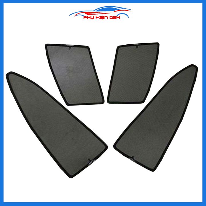 Bộ 4 rèm chắn nắng nam châm Elantra 2016-2017-2018-2019-2020-2021 khung cố định chống tia UV