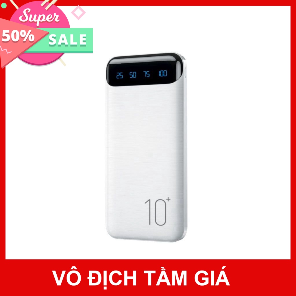 (Sale) Sạc Dự Phòng Chính Hãng WK 161/163,10000mAh-20000mAh, Màn Hình LED Hiển Thị % Pin (Bảo Hành 12 Tháng) TGPK8999