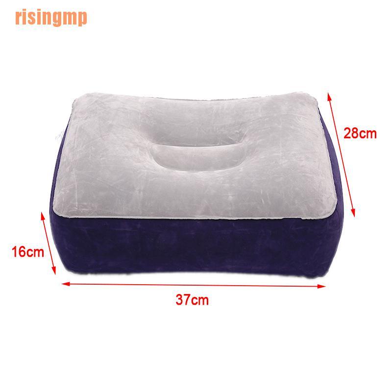 Gối gác chân bơm hơi bằng nhựa PVC mềm tiện dụng cho văn phòng