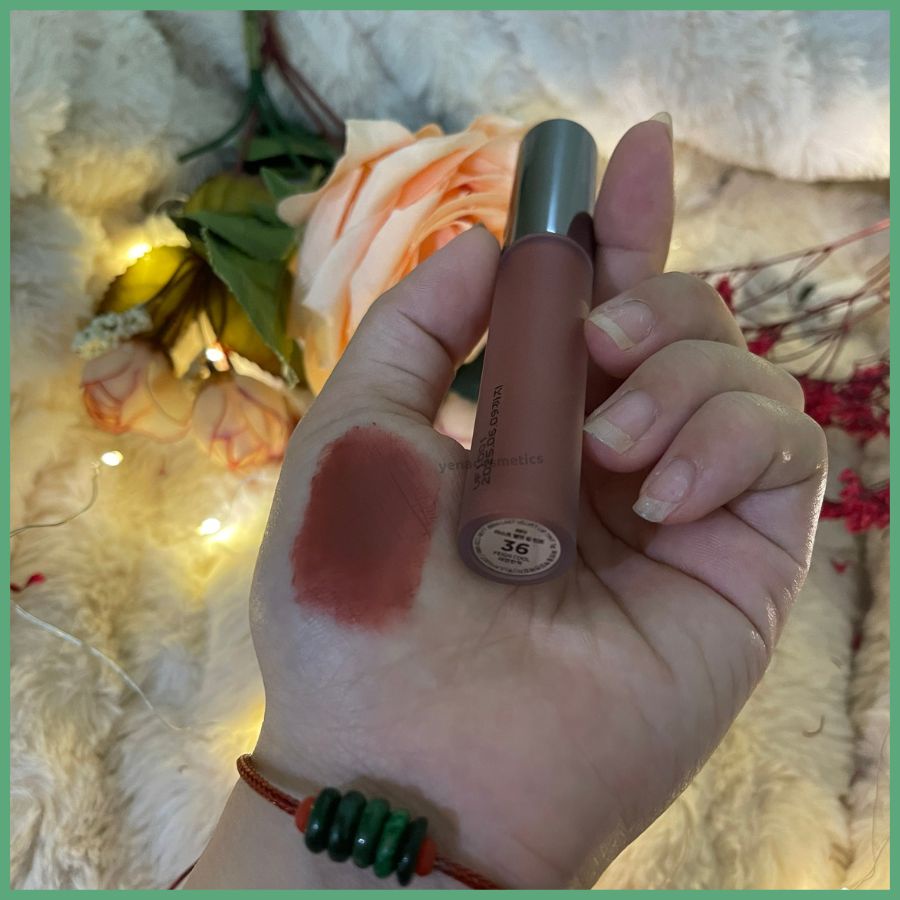 Son kem lì Bbia Last Velvet Lip Tint màu 36 Hồng Nâu