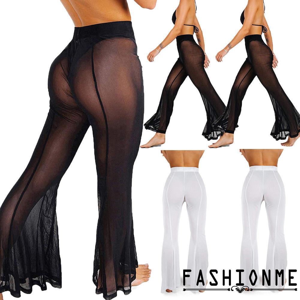 Quần dài nữ mặc ngoài bộ bikini cho nữ khi đi biển | BigBuy360 - bigbuy360.vn