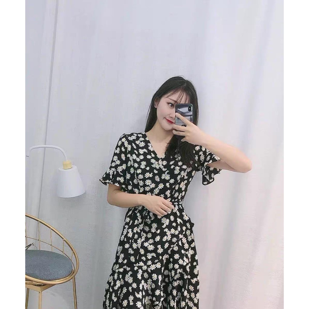 ĐẦM HOA CÚC  ĐEN HOA TRẮNG