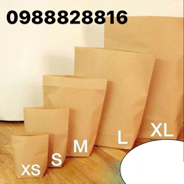 Combo 100 túi giấy xi măng các loại gói hàng